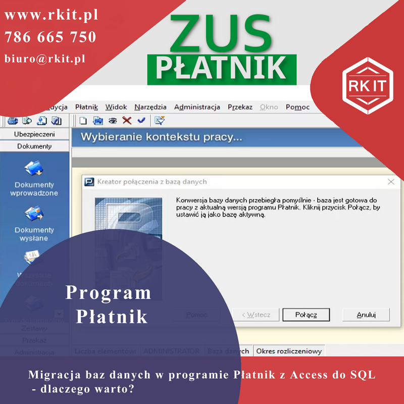 Migracja baz danych w programie Płatnik z Access