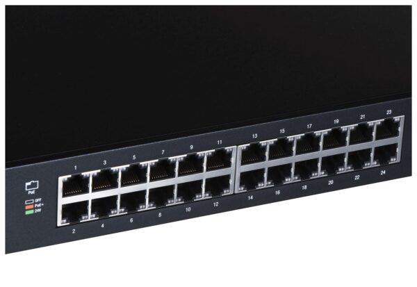 Switch Ubiquiti EdgeSwitch 24 PoE (250W) 26p PoE ( PoE+: 24;) 220W Managed Gigabit - obrazek 4