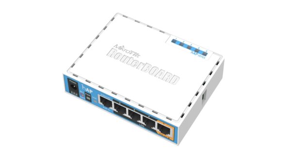 Router WiFi 4 Mikrotik hAP (RB951Ui-2nD) 2,4GHz(2x2) 5p - obrazek 2