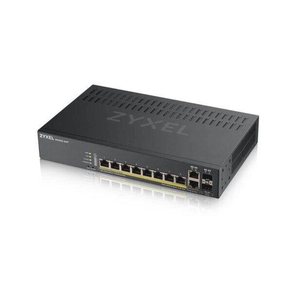 Switch Zyxel GS1920-8HP 10p PoE (PoE+: 8;) 130W Managed Gigabit - obrazek 4