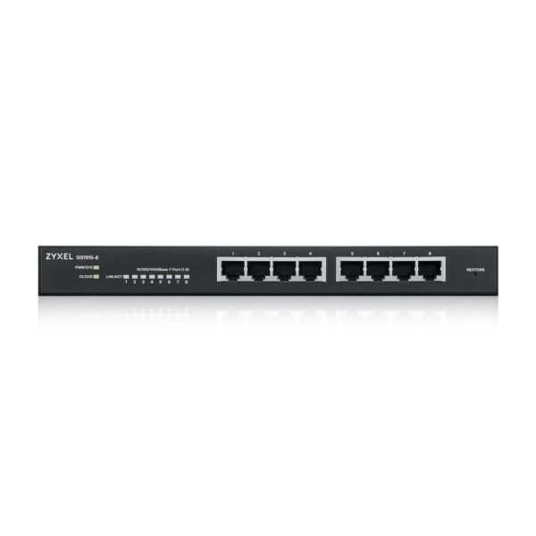 Switch Zyxel GS1915-8 8p Managed Gigabit - obrazek 9