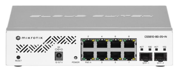 Switch Mikrotik CSS610-8G-2S+IN 10p  Managed Gigabit/10G - obrazek 2