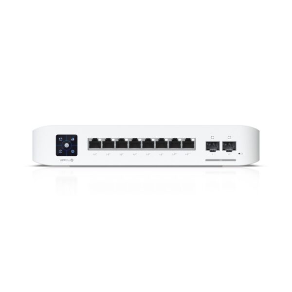 Switch Ubiquiti UniFi Pro 8 PoE 10p PoE ( PoE+: 6; PoE++: 2;) Managed Gigabit/10G (USW-Pro-8-PoE-EU) - obrazek 2