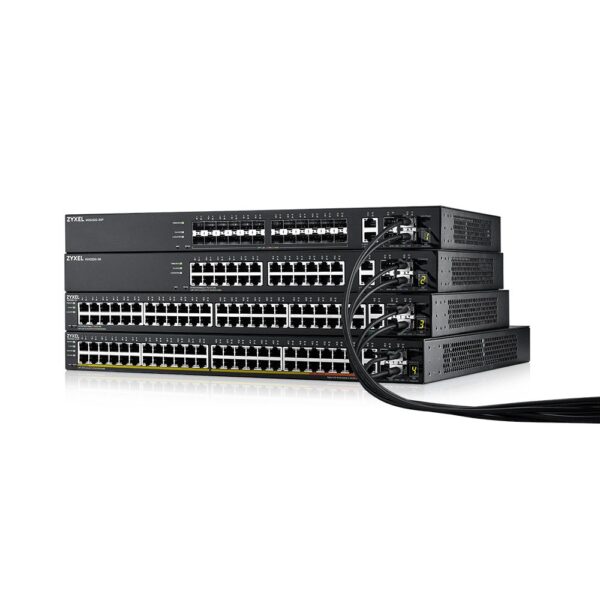 Switch Zyxel XGS2220-30HP 30p PoE (PoE+: 16;PoE++: 10) 400W Managed Gigabit/10G - obrazek 3