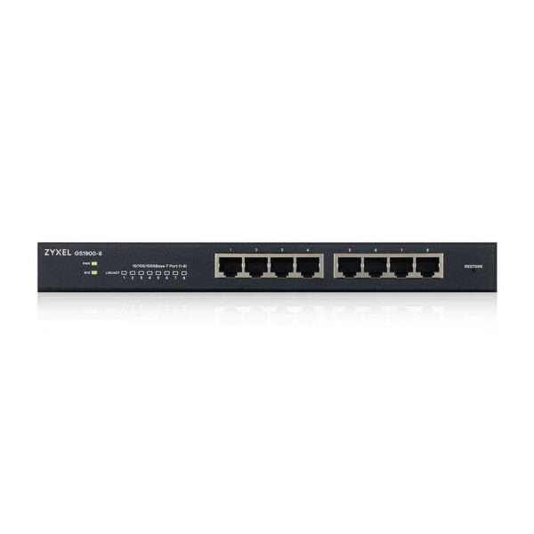 Switch Zyxel GS1900-8 8p Managed Gigabit - obrazek 4