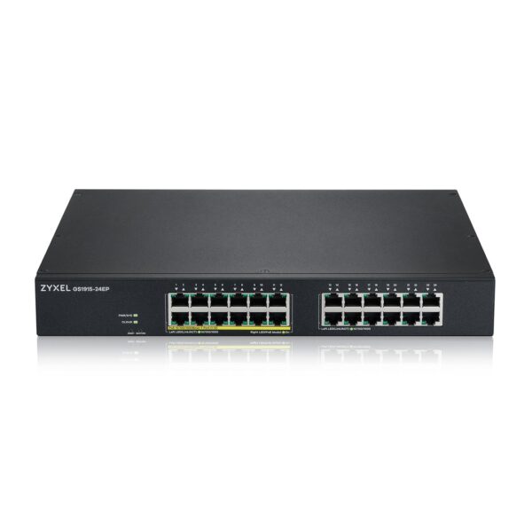 Switch Zyxel GS1915-24EP 24p PoE (PoE+: 12;) 130W Managed Gigabit - obrazek 2