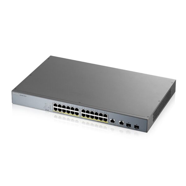 Switch Zyxel GS1350-26HP 26p PoE (PoE+: 24;) 375W Managed Gigabit - obrazek 2