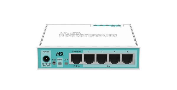 Router Mikrotik hEX (RB750Gr3) Total Ethernet  Ports:5; Architecture:MMIPS; CPU core:2 - obrazek 2