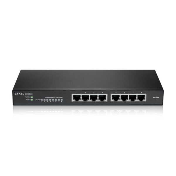 Switch Zyxel GS1915-8 8p Managed Gigabit - obrazek 8