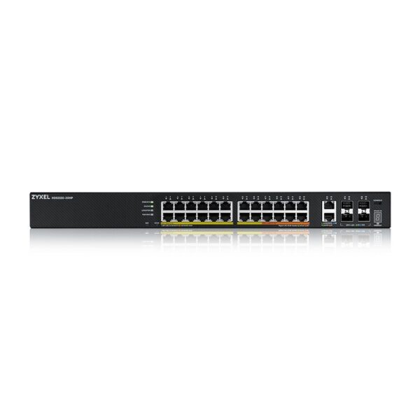 Switch Zyxel XGS2220-30HP 30p PoE (PoE+: 16;PoE++: 10) 400W Managed Gigabit/10G - obrazek 6