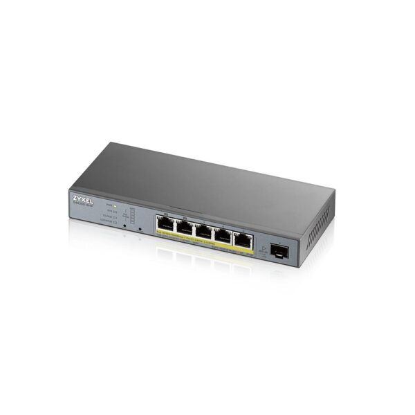 Switch Zyxel GS1350-6HP 6p PoE (PoE+: 3;PoE++: 2) 60W Managed Gigabit - obrazek 4