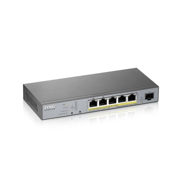 Switch Zyxel GS1350-6HP 6p PoE (PoE+: 3;PoE++: 2) 60W Managed Gigabit - obrazek 7